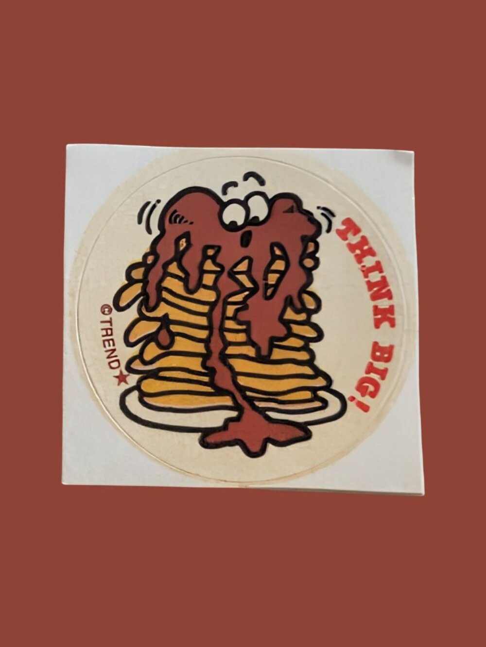 10/$25 Pancakes "Think Big" Scratch & Sniff Retro Sticker
